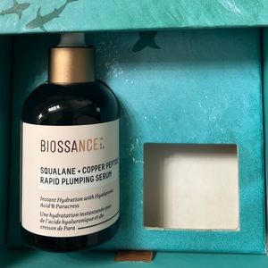 Biossance Squalane + copper peptide rapid plumping serum